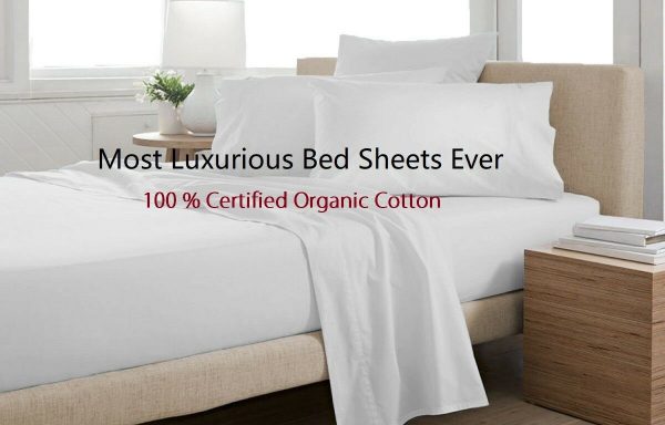 100% Organic Cotton Bed Sheet Set